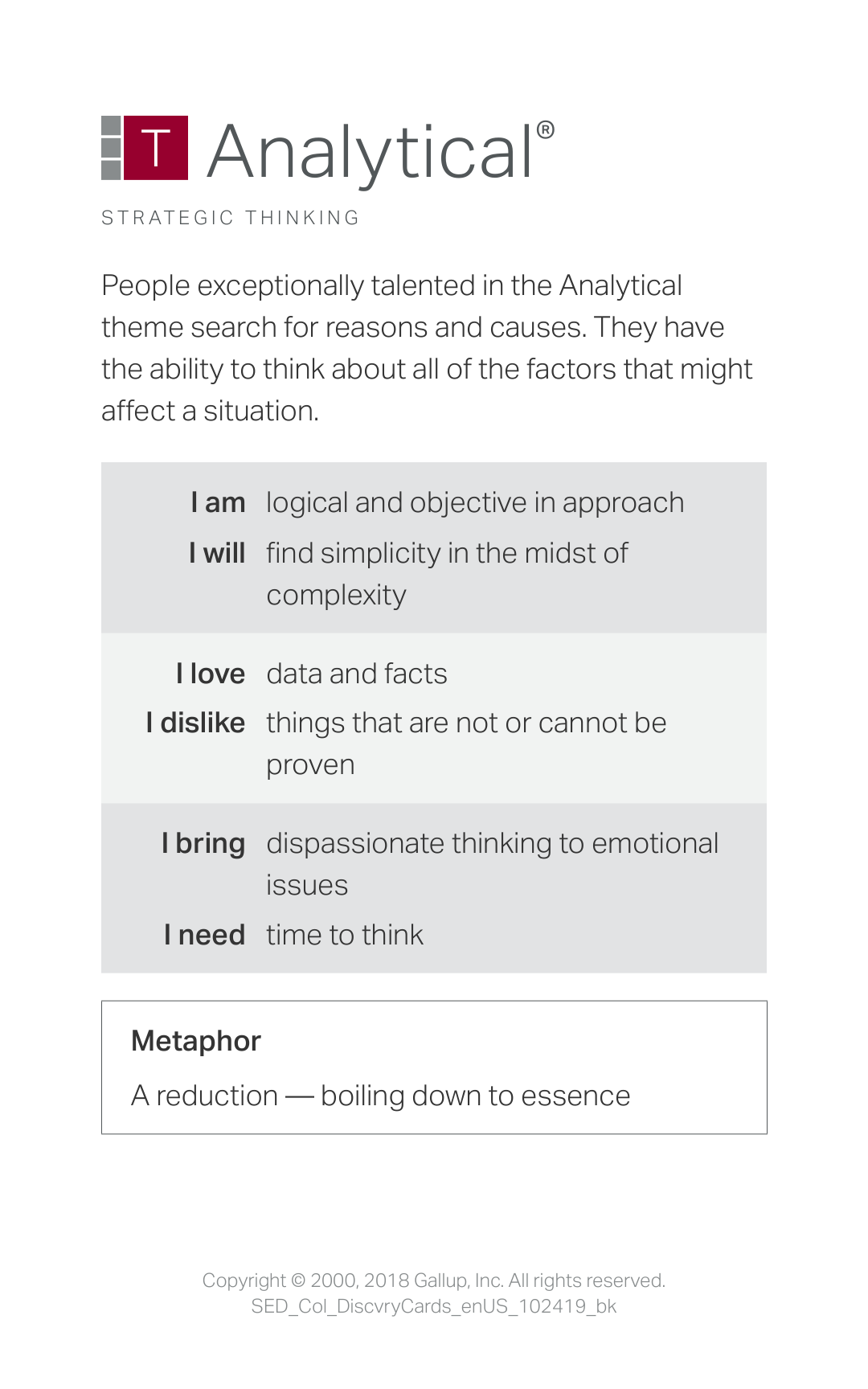 Analytical